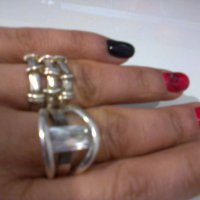 сребърни пръстени,2 броя, снимка 2 - Пръстени - 31286913