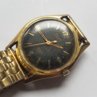 Позлатен мъжки механичен часовник OLMA 17 Jewels, снимка 2 - Мъжки - 38840914