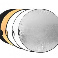Отражателни дискове/рефлектори/ 5 в 1 - 3 размера, снимка 2 - Чанти, стативи, аксесоари - 31577107