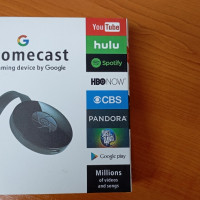 Chromecast tv стрийминг, снимка 1 - Плейъри, домашно кино, прожектори - 44927504