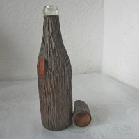 бутилка покрита с дърво, снимка 5 - Други ценни предмети - 31006166