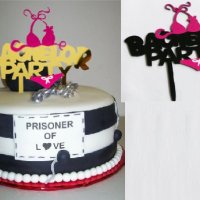 Бански бикини Bachelor Party пластмасов топер за торта ергенско парти, снимка 1 - Други - 31272117