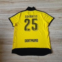 Оригинална мъжка тениска Puma DryCell x Borussia 09 Dortmund x Sokratis / Season 15-16 (Home), снимка 3 - Тениски - 42337497
