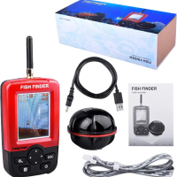 ➤ ПРОМО - Безжичен FishFinder сонар XJ-01 за риболов с цветен TFT LCD дисплей - 100м, снимка 2 - Екипировка - 44747250