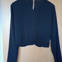 Нова къса блуза H&M 36/S, снимка 3 - Блузи с дълъг ръкав и пуловери - 40546685