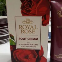 Royal Rose Foot Cream Rose Oil Argan Oil 75ml, снимка 4 - Козметика за тяло - 29525870