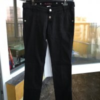 Черен панталон, снимка 2 - Панталони - 38495847