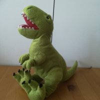 Динозавър, плюшена играчка, Т-рекс, Икеа, снимка 2 - Плюшени играчки - 40827732