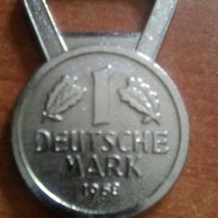 Стара немска месингова отварачка 1 марка , снимка 1 - Антикварни и старинни предмети - 36651194