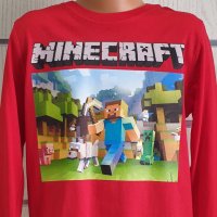 Нова детска блуза с дълъг ръкав и дигитален печат MINECRAFT (Майнкрафт), снимка 2 - Детски Блузи и туники - 40571437