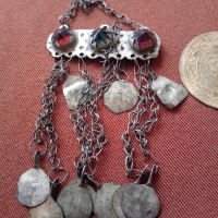 Старинни накити за глава-трепки и монети., снимка 6 - Колекции - 44699393