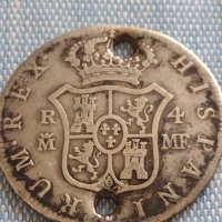 Сребърна монета 4 реала 1793г. Карлос четвърти Мадрид Испания 18685, снимка 6 - Нумизматика и бонистика - 42929958