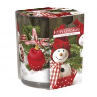 1808 Коледна ароматизирана свещ в чаша Happy Christmas, снимка 7 - Декорация за дома - 30707097