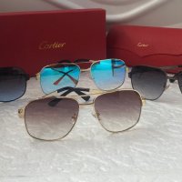 Cartier 2022 мъжки слънчеви очила с кожа 3 в 1, снимка 12 - Слънчеви и диоптрични очила - 37348069
