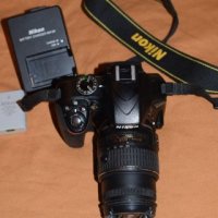 DSLR фотоапарат Nikon D3200 тяло, снимка 1 - Фотоапарати - 35866984