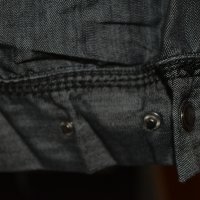 Тъмно сив 7/8 дънков панталон - като нов, снимка 4 - Панталони - 30206992