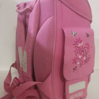 Анатомична раница herlitz, ученическа чанта, цвят: розов, снимка 9 - Раници - 33932319