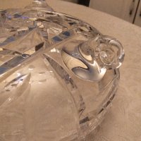 Бохемия великолепна кристална бонбониера , снимка 6 - Декорация за дома - 29755081