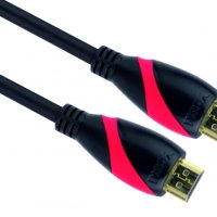 Кабел HDMI - HDMI 20м Ver:1.4 Ultra HD 4k2k Gold Plated VCom SS001220 Черен Cable HDMI M/HDMI M, снимка 1 - Кабели и адаптери - 33987192