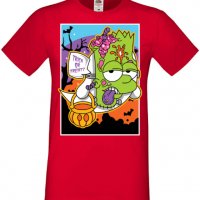 Мъжка тениска,The Simpsons Bart Simpson 02,Halloween,Хелоуин,Празник,Забавление,Изненада,Обичаи,, снимка 3 - Тениски - 38136320