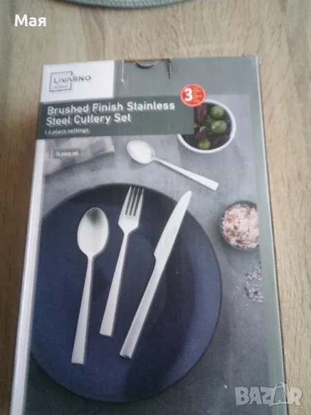 Прибори за хранене за 6 човека стилни и елегантни, снимка 1