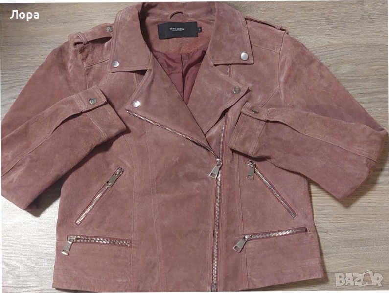 Дамско яке естествен велур , снимка 1