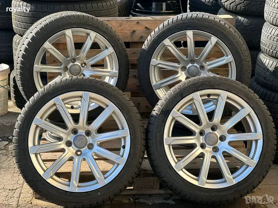 5х112 18 Оригинални джанти Audi A4 A5 A6 A7 5x112 ET 29 J 8.5, снимка 1