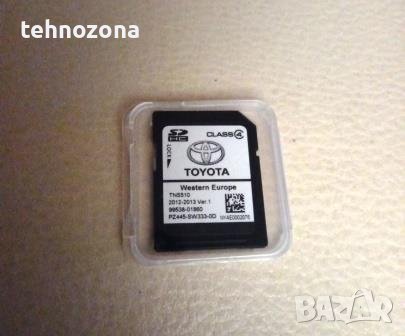 Оригинална SD карта с навигация цяла Западна Европа за модел мултимедия TNS510 Toyota RAV 4 XA30  , снимка 1