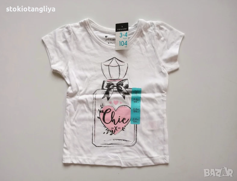 Тениска за момиче, размер 4-5 г, ръст 110 см, снимка 1