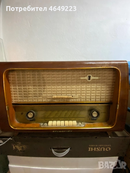 ретро радио stassfurt, снимка 1