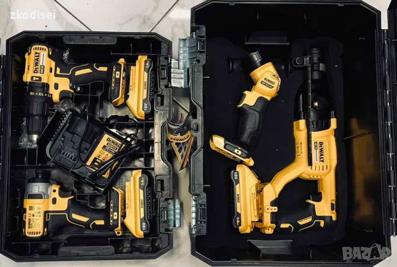 Комплект акумулаторни инструменти Dewalt - DCK440L3T-QW, снимка 1