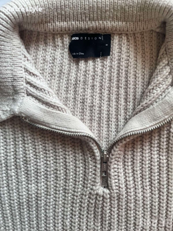 Дебел Плетен Мъжки Пуловер, снимка 1