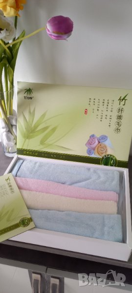 Комплект кърпи от бамбук, снимка 1