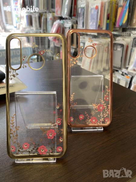 Huawei P30 Lite Прозрачен кейс с кант, снимка 1