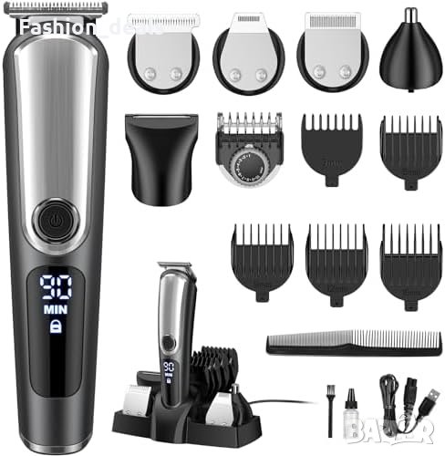 Нов 5 в 1 Тример за мъже: Мощен, Прецизен, Преносим Самобръсначка тяло, снимка 1