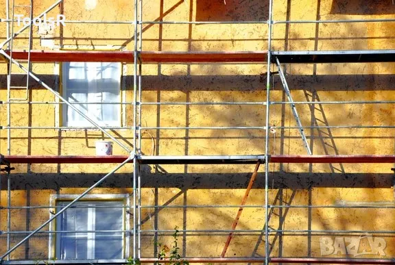 Фасадно скеле,fasadno skele pod naem varna, тръбно поцинковано рамково под наем, снимка 1