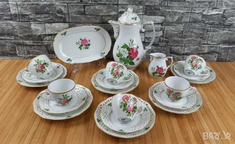 Ажурен сервиз за кафе за 6 човека - Schumann Arzberg, снимка 1