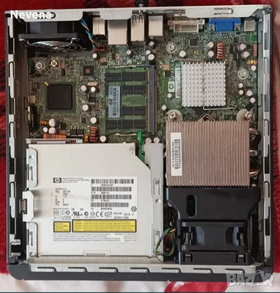 HP Compaq dc7800 Ultra - slim Desktop + подарък клавиатура и мишка., снимка 1