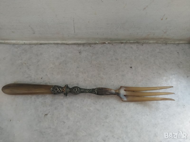 стара вилица за сервиране, снимка 1