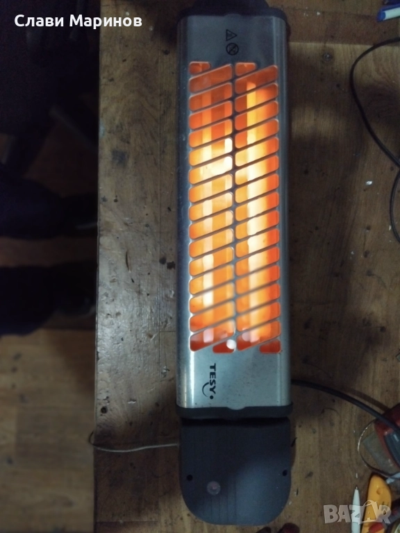 Електрическа печка за баня, 1800 W, използвана, снимка 1