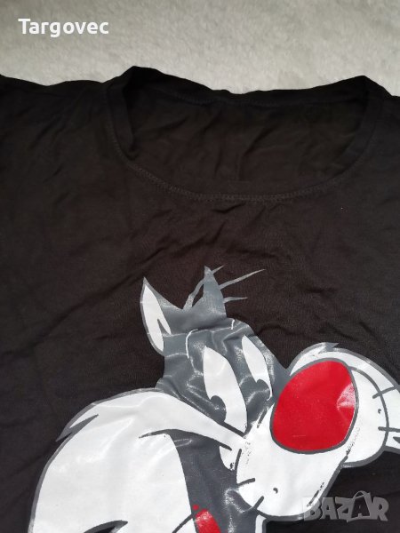 Черна дамска тениска , снимка 1