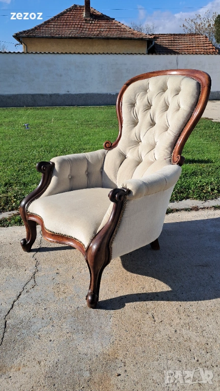 Кресло антикварно махагон №056, снимка 1