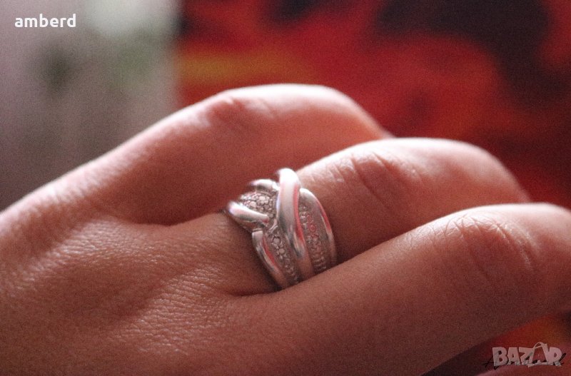 Страхотен сребърен пръстен - модел R005, снимка 1