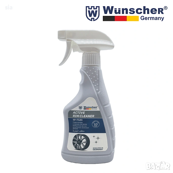 Препарат за джанти, Спрей за почистване, WUNSCHER - 380мл, снимка 1