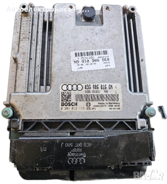 компютър AUDI A4 2.0 TDI BOSCH 0 281 012 113, 0281012113, 03G 906 016 GN, 03G906016GN, EDC16U31, снимка 1