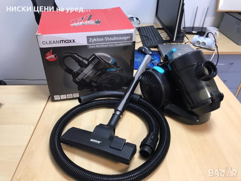 Прахосмукачка с контейнер CLEANMAX POWER 800W, 1.2L, снимка 1