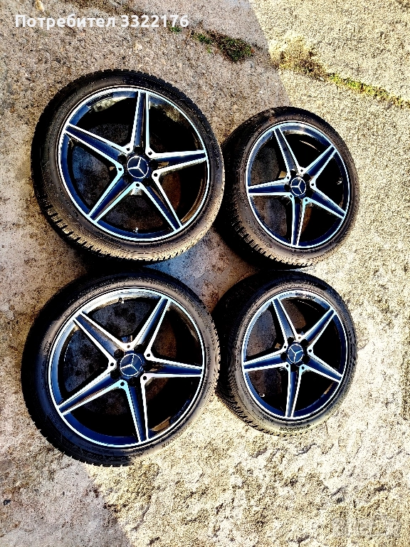 Джанти AMG 18" с гуми Hankook , снимка 1