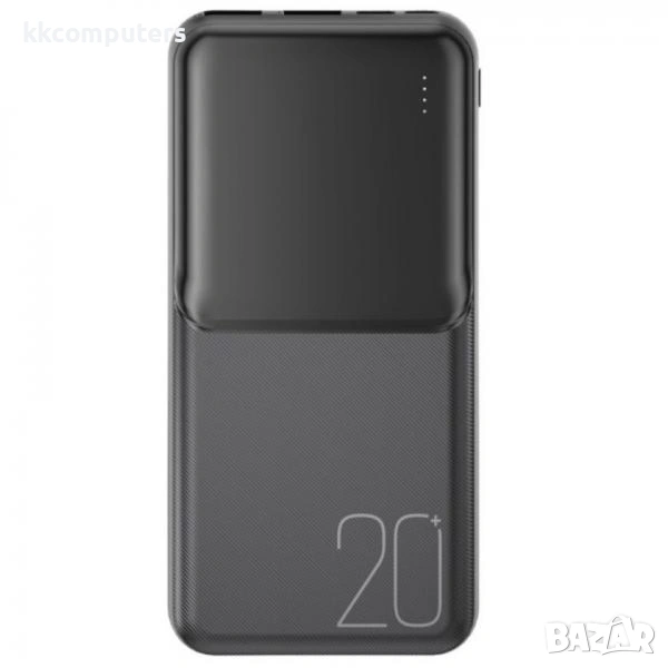 Power bank XO-PB252 / 2xUSB 2.1A / 20000mAh / Черен / Баркод : 456602, снимка 1