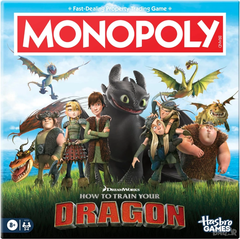 НОВА Monopoly Как да си дресираш дракон/ How to train your dragon, снимка 1