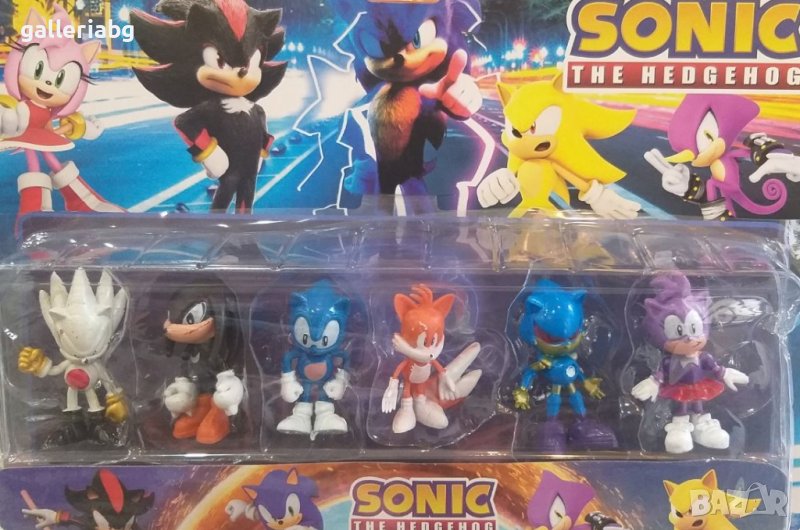 Комплект с фигурки на Соник (Sonic the Hedgehog), снимка 1